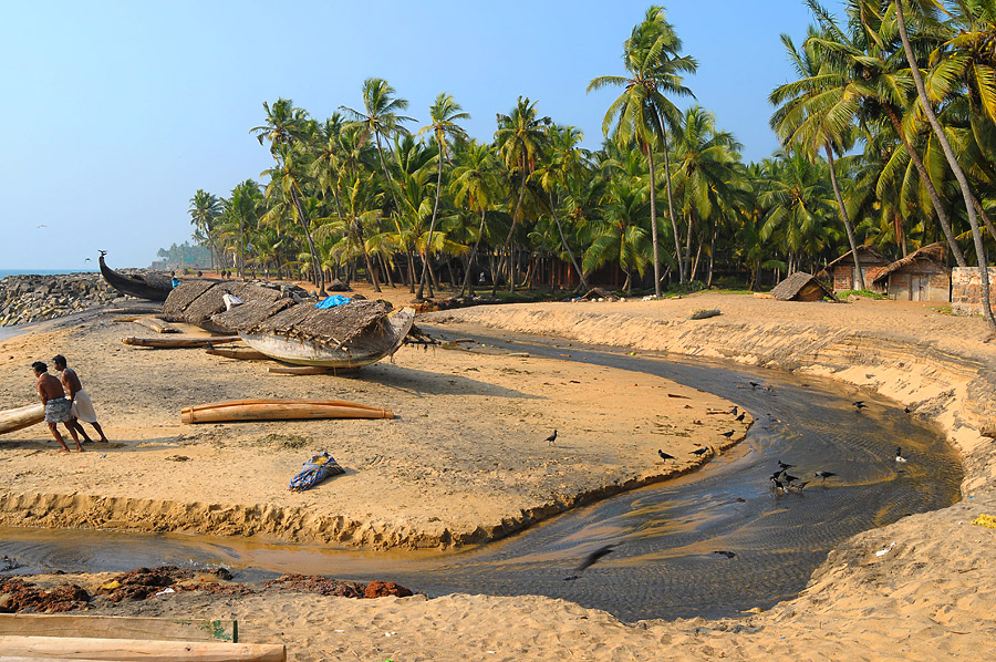 Varkala, wioska rybacka (Indie, jesień 2008, część pierwsza)